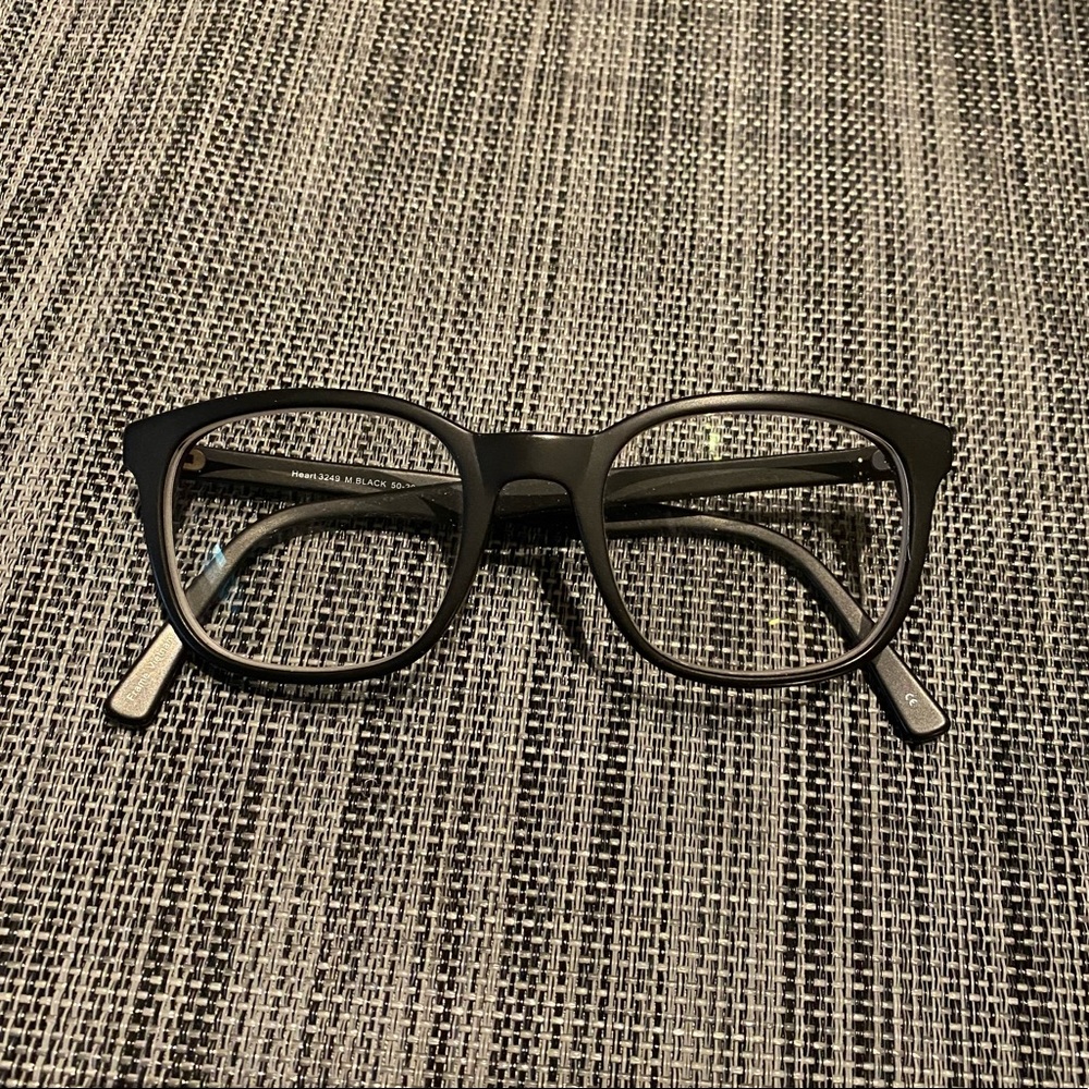 America’s Best Eyeglasses black square frames